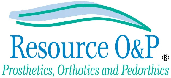 Logo for Resource O&P. Prosthetics, Orthotics, and Pedorthics